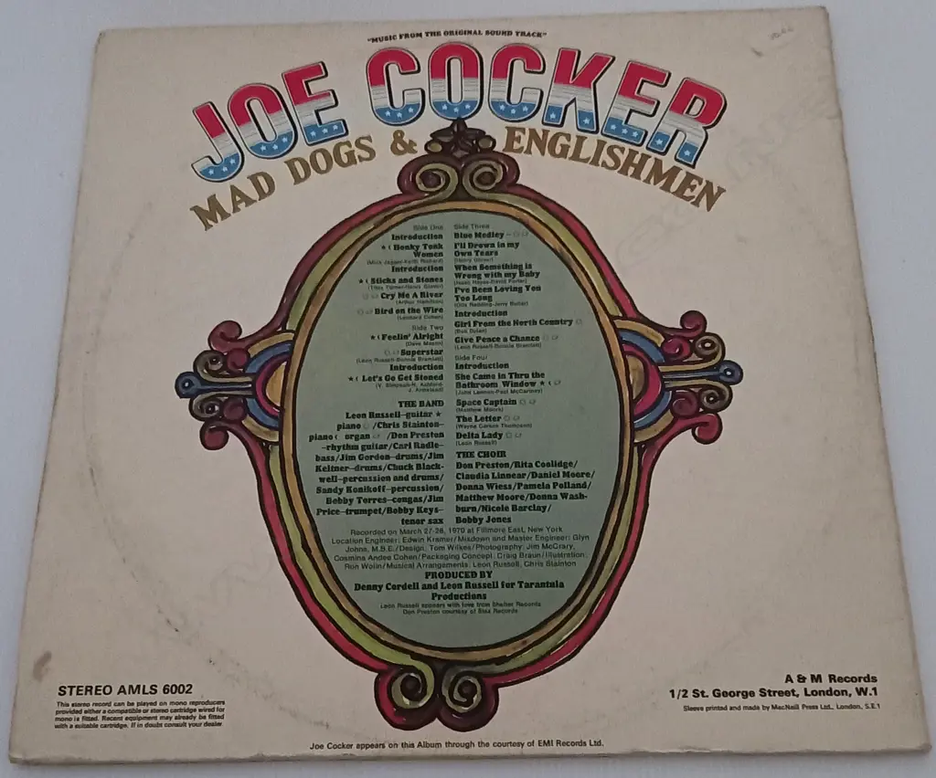 Joe Cocker, Mad Dogs & Englishmen (Double album) Image 1++
